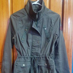 Hollister Utility Twill Cinched Waist Jacket